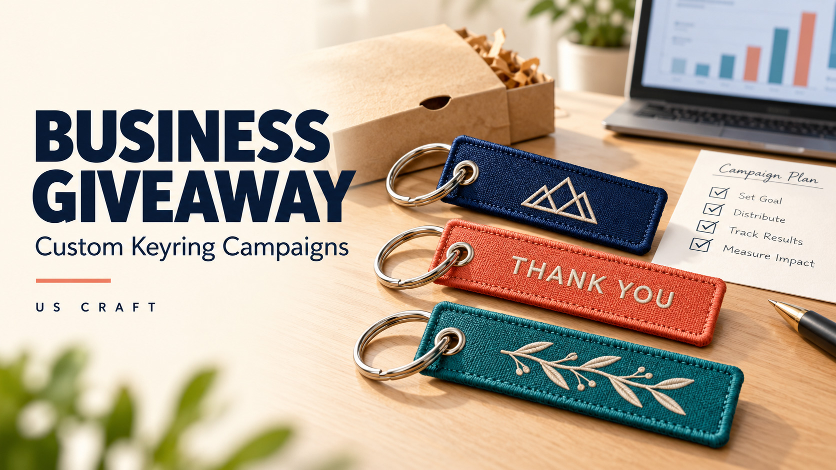 Business Giveaway Tips: Custom Keyrings Campaign